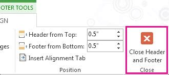 How to add a image in header and footer