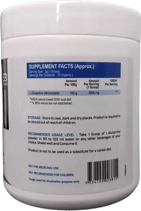 International Protein L-Glutamine 300mg (100g) - Halt
