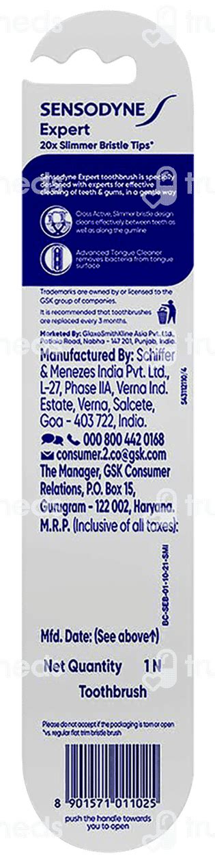 Sensodyne Expert With 20x Slimmer And Soft Bristles Toothbrush 1 - Uses ...