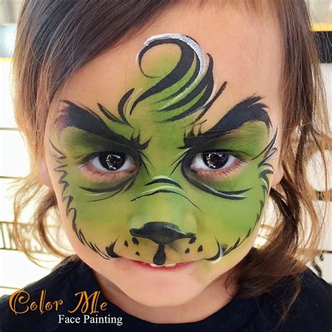 Grinch Face Paint