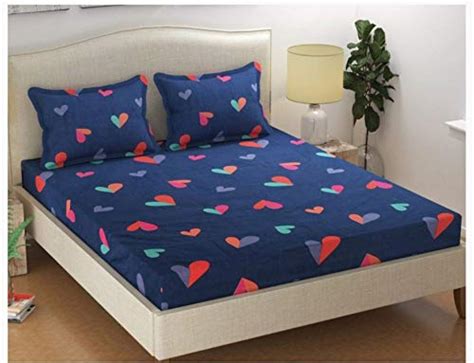 ENGUNIAS Prime Collection Polycotton 144 TC Colorfull Heart Abstract ...