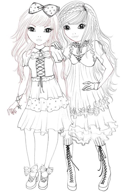 Image result for Top Model Coloring Book