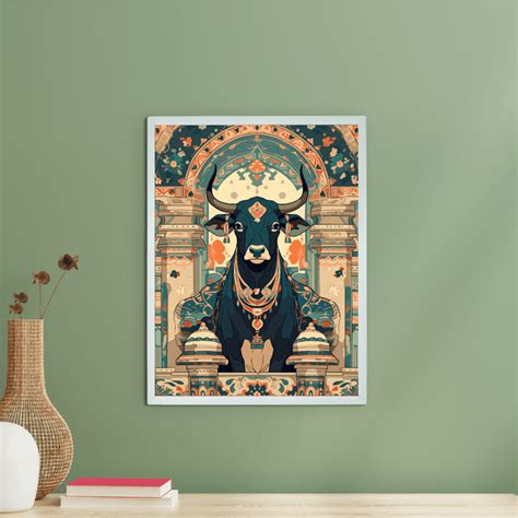 Shop The Sacred Cow - Pichwai Wall Print - Wall Paintings & Prints ...