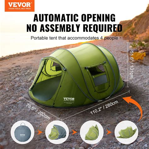 VEVOR Camping Tent,3/4/6 Person Tent，Easy Setup India | Ubuy