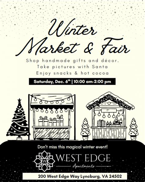 WEST EDGE WINTER MARKET & FAIR, 200 W Edge Way, Lynchburg, 6 December ...