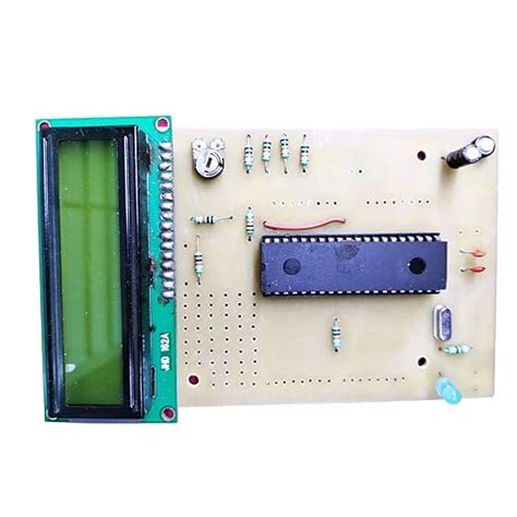 89C51 Microcontroller with LCD Board IEEE Projects For Engineering ...