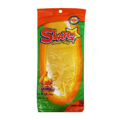 Buy PiguiSlaps Mango Flavor Paletas Mexican Candy (100 Lollipops ...