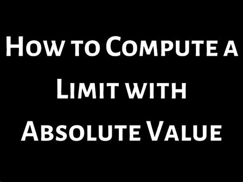 Compute Absolute Value 的图像结果