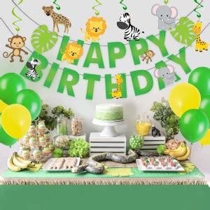 Festiko Jungle Birthday Party Decorations,Jungle Theme Birthday ...