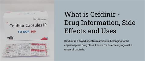 What is Cefdinir - Drug Information, Side Effects and Uses - Caresupp.in
