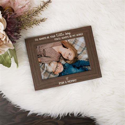 Mommy is My World Picture Frame | Personalized Mom Picture Frame From ...