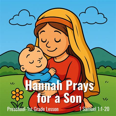 Hannah’s Prayer | 1 Samuel 1:1-20 | Bible stories for kids, Sunday school kids, Bible lessons ...