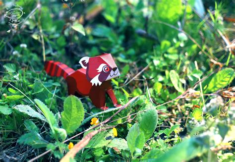 Mini Red Panda Animal Paper Craft Kit – Sky Goodies