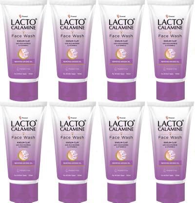 Lacto Calamine with Kaolin Clay for Oily Skin Pack of 8 Face Wash ...