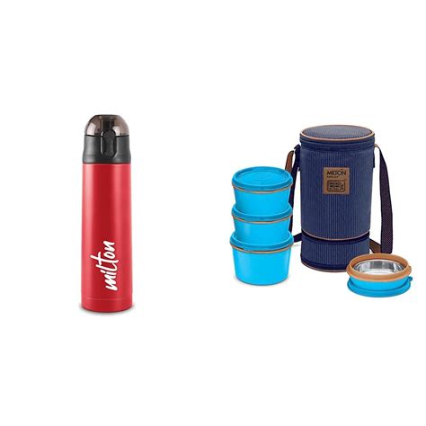 Buy Milton New Crown 900 Thermosteel Hot or Cold Water Bottle, 750 ml ...