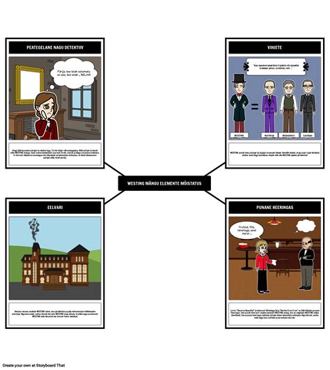 WESTING Mäng Elements of Mystery Storyboard por et-examples