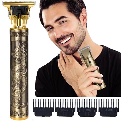 SHIVS COLLECTION Vintage T9 Trimmer For Men Hair Zero Gapped Clipper ...