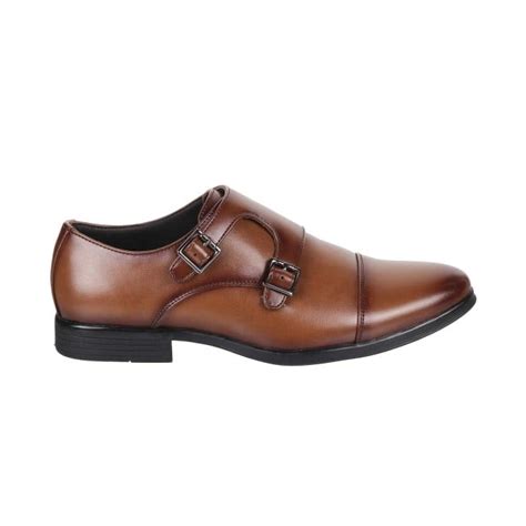 Buy Mochi Men Tan Formal Monk Online | SKU: 19-78-23-40 – Mochi Shoes