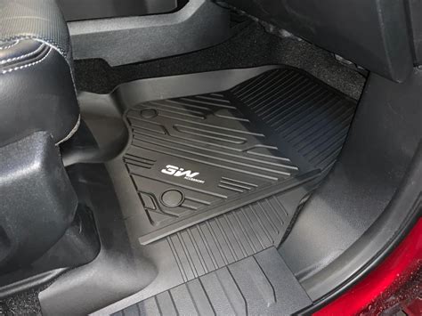 3W Floor Mats for Ford F150 Crew Cab 2015-2025 All Weather TPE Floor ...