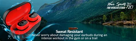 Ant Audio Wave Sports TWS 720 Bluetooth 5.0 Wireless Earbuds IPX5 with ...