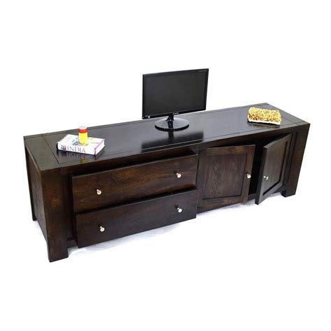 DAINTREE Cuba TV Entertainment Unit (Dark Walnut Finish) : Amazon.in ...