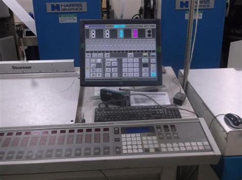 Harris M110B (2) Web (4) Unit Offset Web Press in Chicago, IL, USA