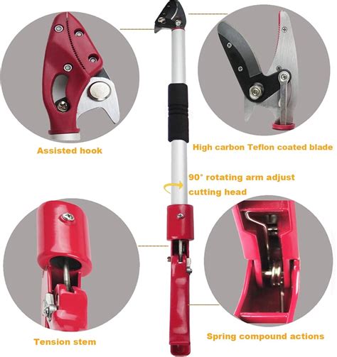 Mesoga 4 Feet Cut and Hold Tree Pruner, Rotation Pole Tree India | Ubuy