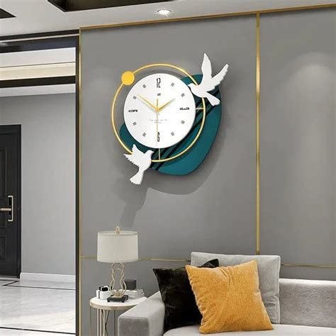 Modern 3D Birds Wall Clock — Modern Clock — All India Decor