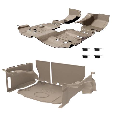 Armorlite Jeep Wrangler Full Vehicle Floor Kit; Desert Khaki B1022833 ...