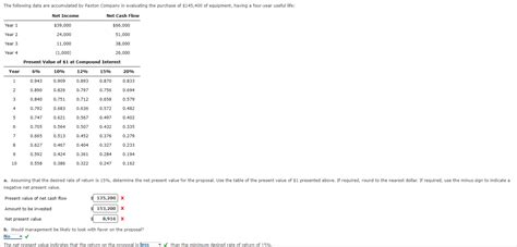Negative Net Present Value Example 的图像结果