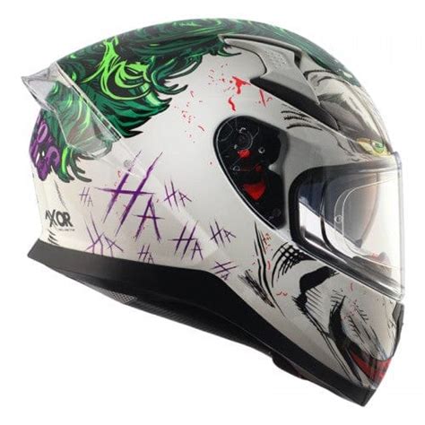 AXOR Apex Joker (Special Edition DC Comics) Gloss White Helmet ...