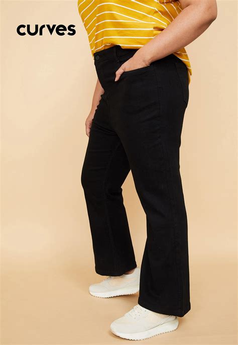 Buy Women Solid Kick Flare Jeans Online at just Rs. 1199.0 ...