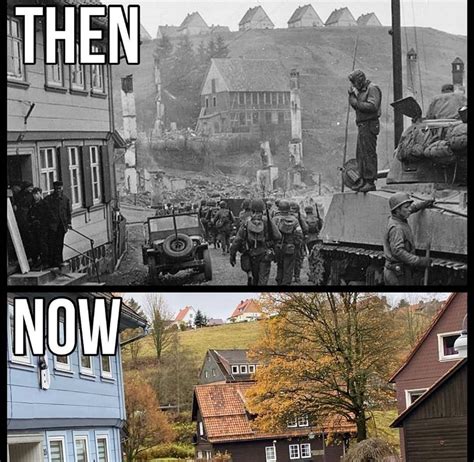 قبل و بعد دیدنی ؛ جنگ جهانی دوم و اکنون (عکس)