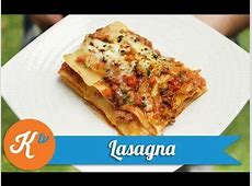 Homemade Lasagna noodles (Lasagna Recipe Video)   Resep  