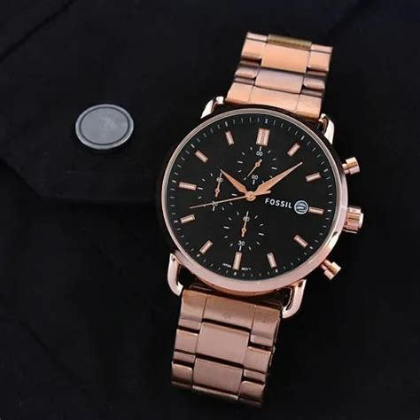 Fossil Black Dial Chronograph New Model Men's Watch – watchworlds.in