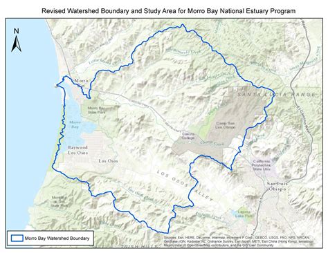 Morro Bay watershed map_revised 2018 - Morro Bay National Estuary Program
