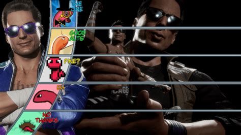 Mortal Kombat X Johnny Cage Interaction Dialogues 的图像结果