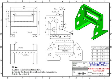 Sheet Metal CAD CAM Tutorial 的图像结果