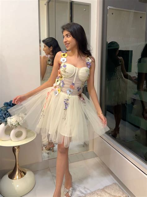 3D Flower Embroidery Dress