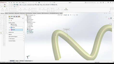 Image result for Swept SolidWorks