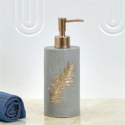 Buy Leaf Design Polyresin & Plastic Liquid Soap Dispenser Online ...