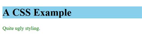 Example CSS Script 的图像结果