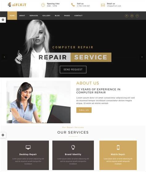 Computer Repair Website 的图像结果