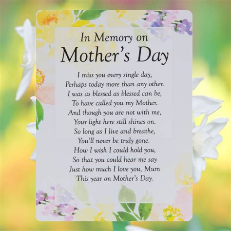 For My Deceased Mother Poem