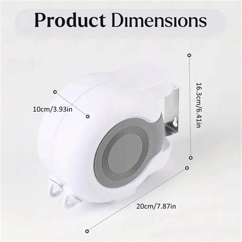 Varal retrátil de duas linhas de 511,81 polegadas - Corda de secagem de ...