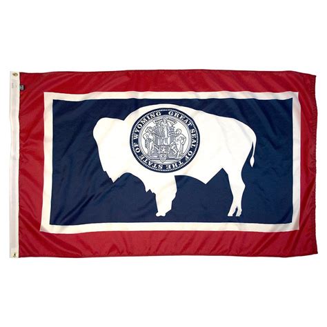 Wyoming State Flag | Authentic, Durable Nylon Construction
