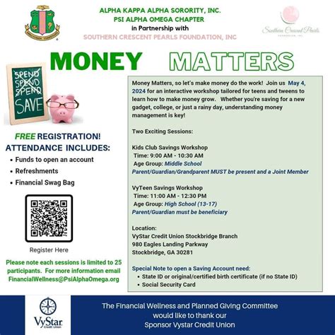 Money Matters- Interactive Workshop for Teens & Tweens, Eagles Landing ...