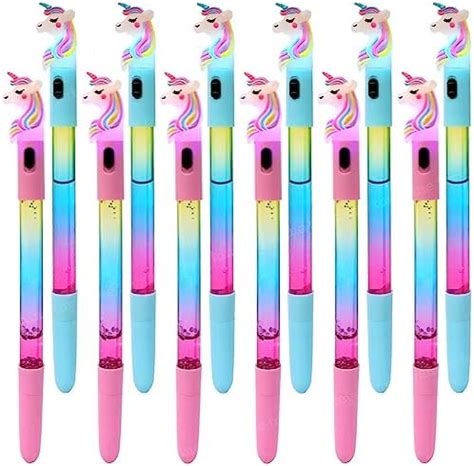 Buy Toyshine Pack of 12 Unicorn Colorful Pens for Girls, Boys - Unicorn ...