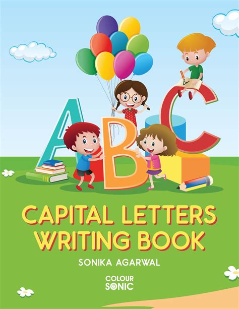 ABC Capital Letters Writing Book – Colour Sonic