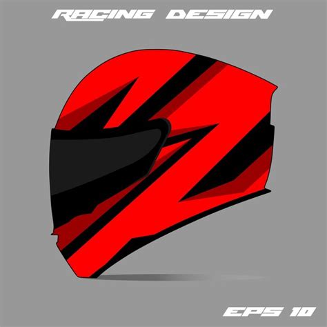 Helmet wrap designs vector | Premium Vector